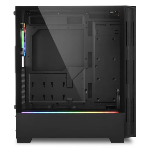Sharkoon RGB LIT 200 Midi Tower Fekete