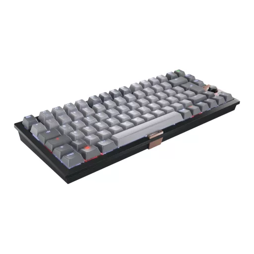 CHERRY KW 300 MX billentyűzet Otthoni USB + Bluetooth QWERTZ Német Fekete, Réz, Szürke