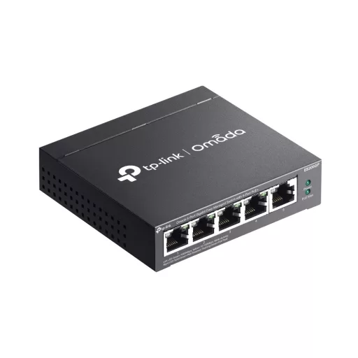 TP-Link Omada ES205G hálózati kapcsoló Vezérelt Gigabit Ethernet (10/100/1000) Fekete