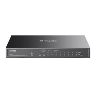   TP-Link Omada ES210GP hálózati kapcsoló Vezérelt L2 Gigabit Ethernet (10/100/1000) Ethernet-áramellátás (PoE) támogatása DIN rail Fekete