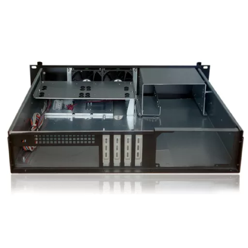 Techly I-CASE IPC-240L Rack Fekete