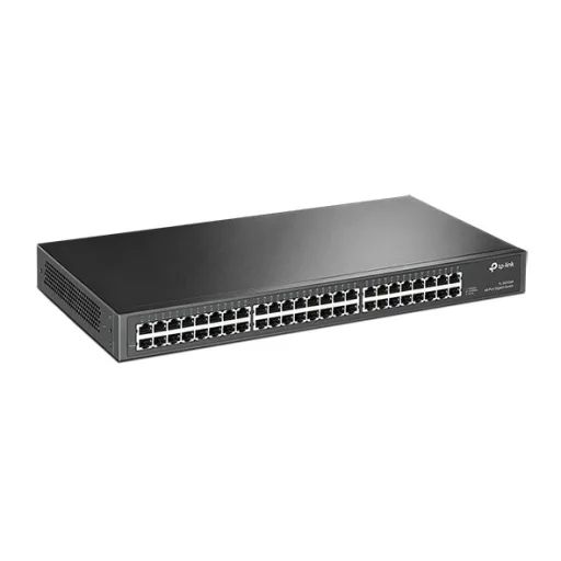 TP-Link TL-SG1048 Beállítást nem igénylő (unmanaged) Gigabit Ethernet (10/100/1000) 1U Fekete