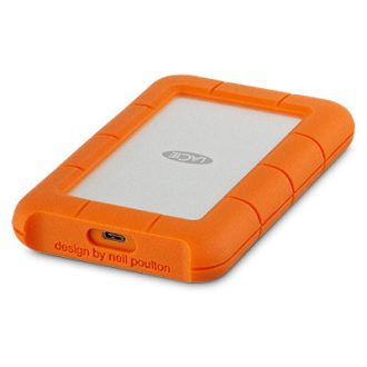   LaCie Rugged USB-C külső merevlemez 4 TB 5400 RPM 2.5" USB C-típus 3.2 Gen 1 (3.1 Gen 1) Narancssárga, Ezüst