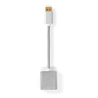   Nedis CCTB37250AL02 video átalakító kábel 0,2 M DisplayPort DVI-D Ezüst