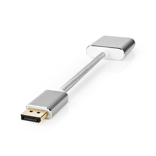 Nedis CCTB37250AL02 video átalakító kábel 0,2 M DisplayPort DVI-D Ezüst