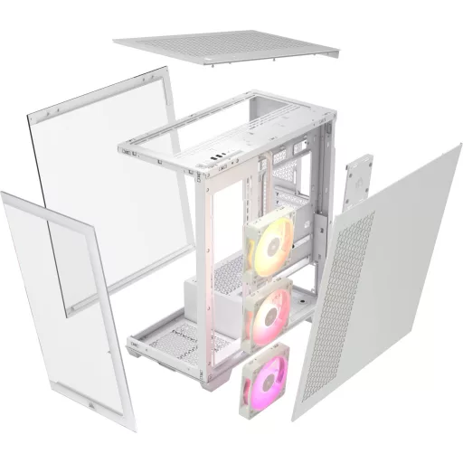 Corsair iCUE LINK 3500X RGB Midi Tower Fehér