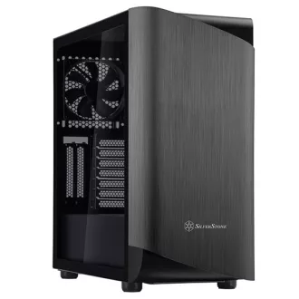 Silverstone SETA A1 Midi Tower Fekete, Titán