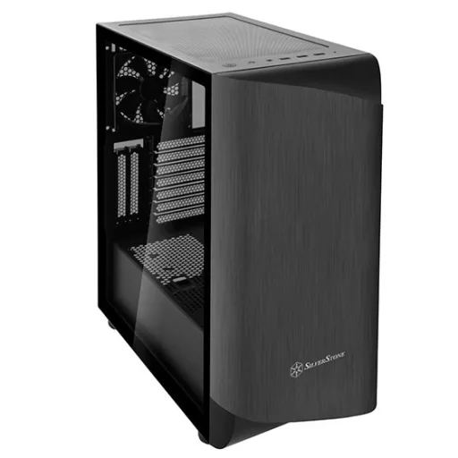 Silverstone SETA A1 Midi Tower Fekete, Titán