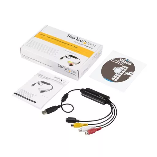 StarTech.com SVID2USB232 videórögzítő eszköz Composite + S-Video + RCA