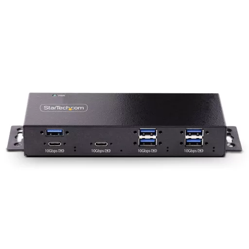 StarTech.com HB31C5A2CME hálózati csatlakozó USB 3.2 Gen 2 (3.1 Gen 2) Type-C 10000 Mbit/s Fekete