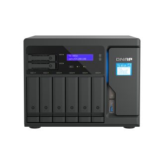   QNAP TS-855X Sztirol akrilnitril (SAN) Tower Intel Atom® C5125 8 GB DDR4 0 TB QNAP QTS Fekete