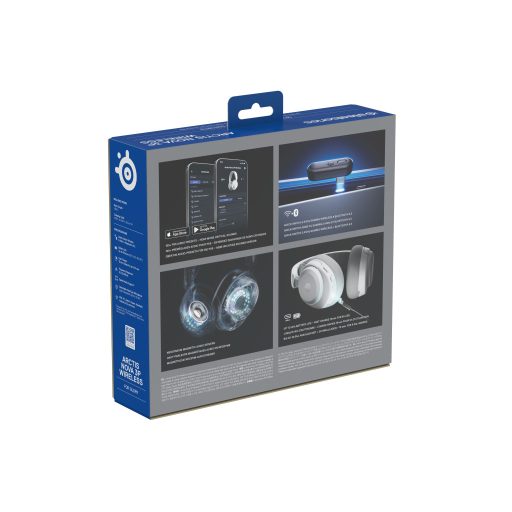 Steelseries Arctis Nova 3P Headset Vezeték nélküli Fejpánt Zene/általános Bluetooth Fehér