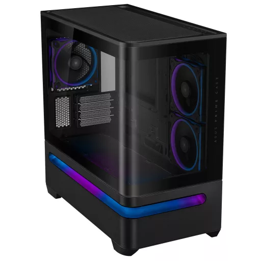 ASUS PRIME AP202 ARGB Midi Tower Fekete