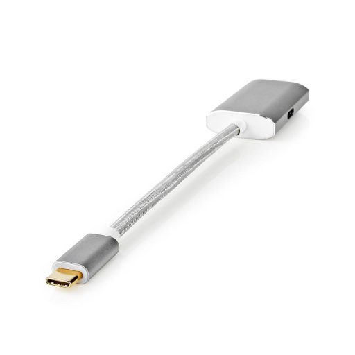 Nedis CCTB64480AL02 video átalakító kábel 0,2 M USB C-típus DisplayPort Ezüst