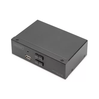 Digitus DS-12851 KVM kapcsoló Fekete