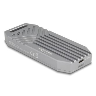   DeLOCK 42033 tárolóegység burkolat Külső SSD ház Szürke M.2