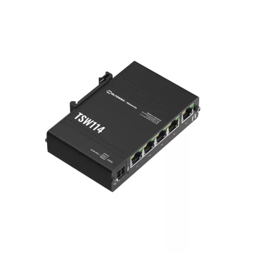 Teltonika TSW114000000 hálózati kapcsoló Beállítást nem igénylő (unmanaged) Gigabit Ethernet (10/100/1000) Fekete