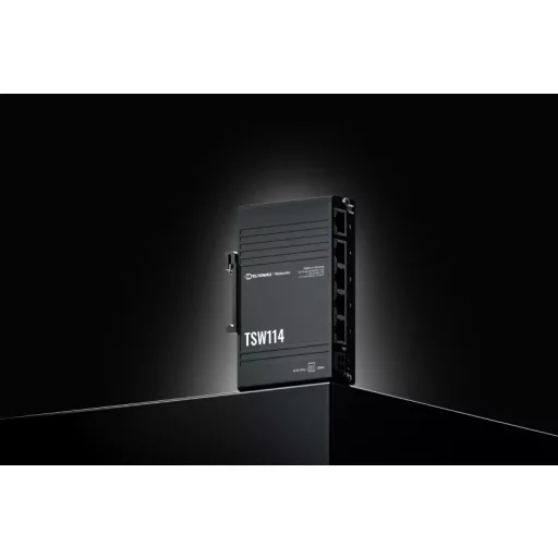 Teltonika TSW114000000 hálózati kapcsoló Beállítást nem igénylő (unmanaged) Gigabit Ethernet (10/100/1000) Fekete