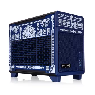   Thermaltake TR100 Koralie Edition Cobalt Blue Mini Tower Kék