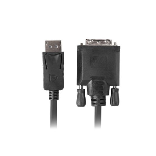 Lanberg CA-DPDV-10CU-0010-BK video átalakító kábel 1 M DisplayPort DVI-D Fekete