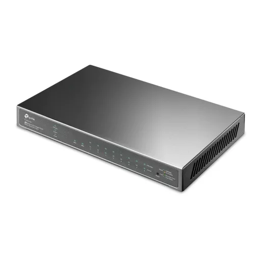 TP-Link TL-SG2008 Vezérelt L2 Gigabit Ethernet (10/100/1000) Fekete