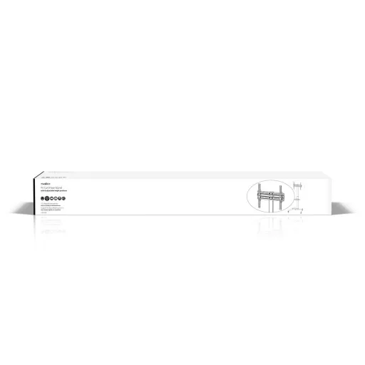 Nedis TVSM5100BK asztali TV konzol 139,7 cm (55") Padló Fekete