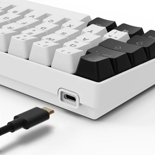 Sharkoon SGK50 S4 billentyűzet Otthoni USB QWERTZ Német Fehér