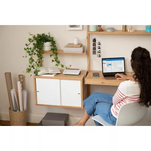Box FRITZ! 7530 AX vezetéknélküli router Gigabit Ethernet Kétsávos (2,4 GHz / 5 GHz) Szürke, Vörös, Fehér