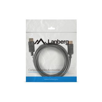 Lanberg CA-DPDP-10CC-0030-BK DisplayPort kábel 3 M Fekete