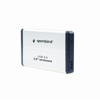   Gembird EE2-U3S-2-S tárolóegység burkolat HDD ház Ezüst 2.5"