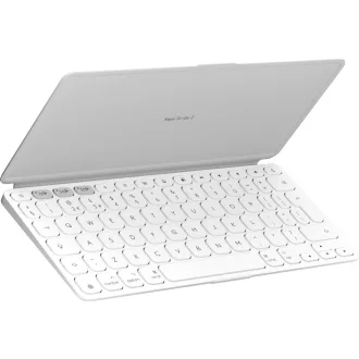   Logitech 920-013018 billentyűzet mobil eszközhöz QWERTY Nemzetközi amerikai Bluetooth Fehér