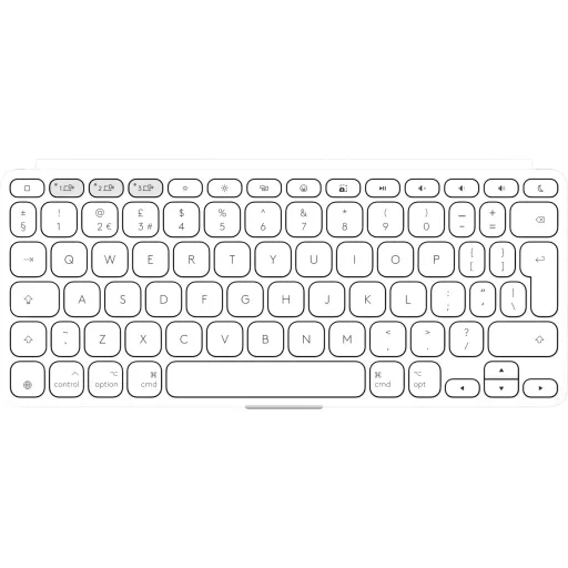 Logitech 920-013018 billentyűzet mobil eszközhöz QWERTY Nemzetközi amerikai Bluetooth Fehér