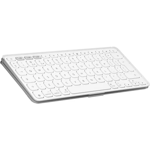 Logitech 920-013018 billentyűzet mobil eszközhöz QWERTY Nemzetközi amerikai Bluetooth Fehér