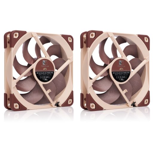 Noctua NF-A12X25 G2 PWM SX2-PP 12 cm Bézs 2 db