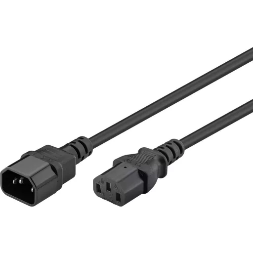 Goobay 50081 tápkábel Fekete 2 M IEC C14 IEC C13