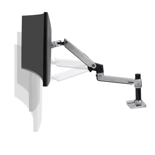 Ergotron LX Series Desk Mount LCD Arm 86,4 cm (34") Asztali Fekete