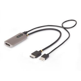  StarTech.com 148B-HDMI-DP-8K video átalakító kábel 0,3 M HDMI A-típus (Standard) DisplayPort Fekete, Ezüst