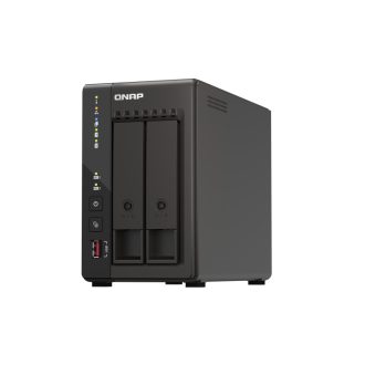  QNAP TS-253E NAS Tower Intel® Celeron® J6412 8 GB 0 TB QNAP QTS Fekete