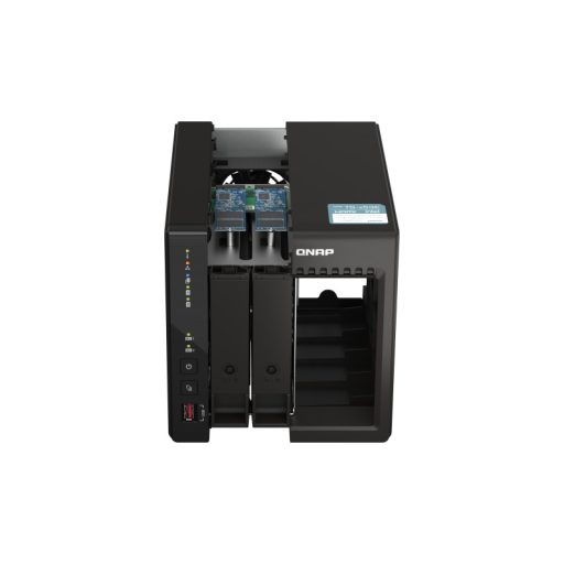 QNAP TS-253E NAS Tower Intel® Celeron® J6412 8 GB 0 TB QNAP QTS Fekete