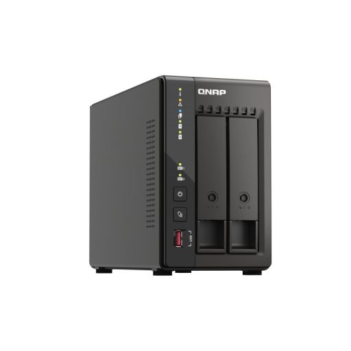 QNAP TS-253E NAS Tower Intel® Celeron® J6412 8 GB 0 TB QNAP QTS Fekete
