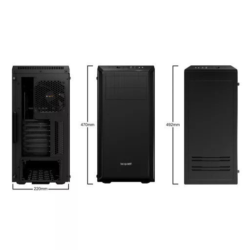 be quiet! Pure Base 600 Window Midi Tower Fekete