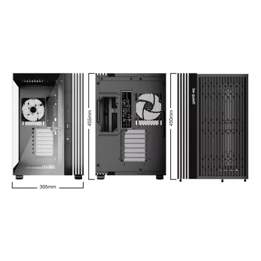 be quiet! LIGHT BASE 600 LX Black Midi Tower Fekete