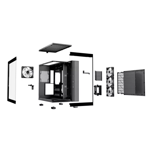 be quiet! LIGHT BASE 600 LX Black Midi Tower Fekete