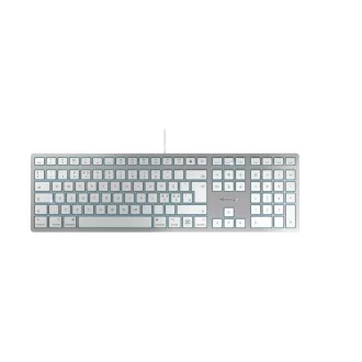   CHERRY KC 6000C FOR MAC billentyűzet Univerzális USB QWERTY Északi Ezüst