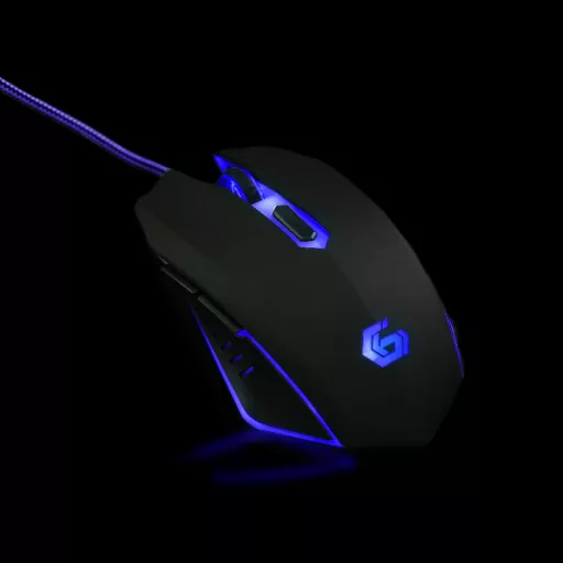Gembird MUSG-001-B egér Játék Kétkezes USB A típus 2400 DPI