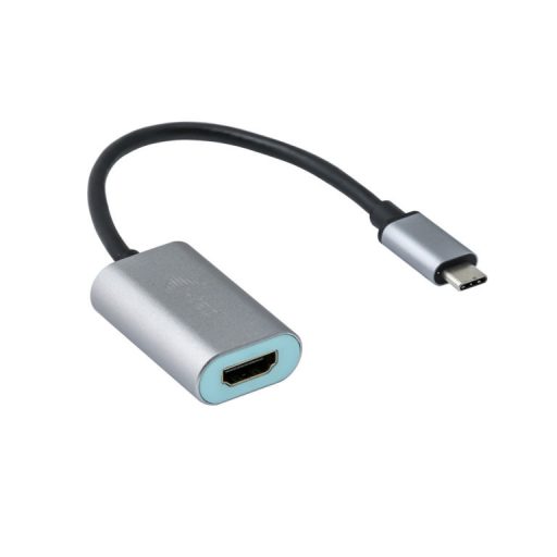i-tec Metal C31METALHDMI60HZ video átalakító kábel 0,15 M USB C-típus HDMI Szürke, Türkizkék