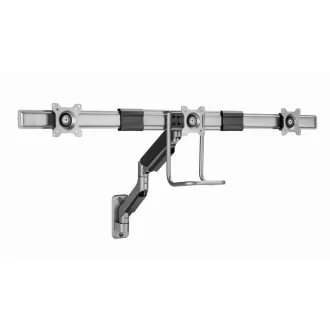 Gembird Wall mounted adjustable monitor arm for 3 monitors