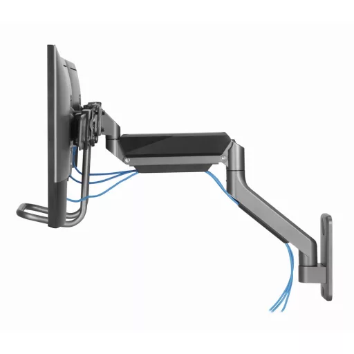 Gembird Wall mounted adjustable monitor arm for 3 monitors