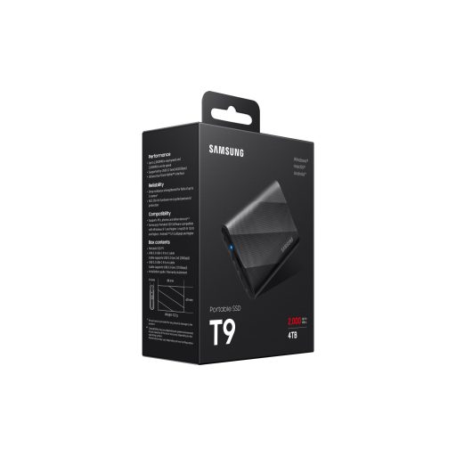Samsung MU-PG4T0B 4 TB USB C-típus 3.2 Gen 2 (3.1 Gen 2) Fekete