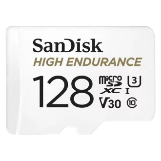   Sandisk 128GB microSDXC High Endurance Class 10 CL10 U3 V30 + adapterrel